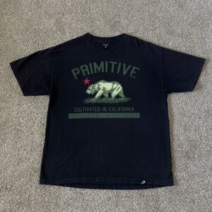 Primitive Skateboarding Mens black Short sleeve T-Shirt tee size XL